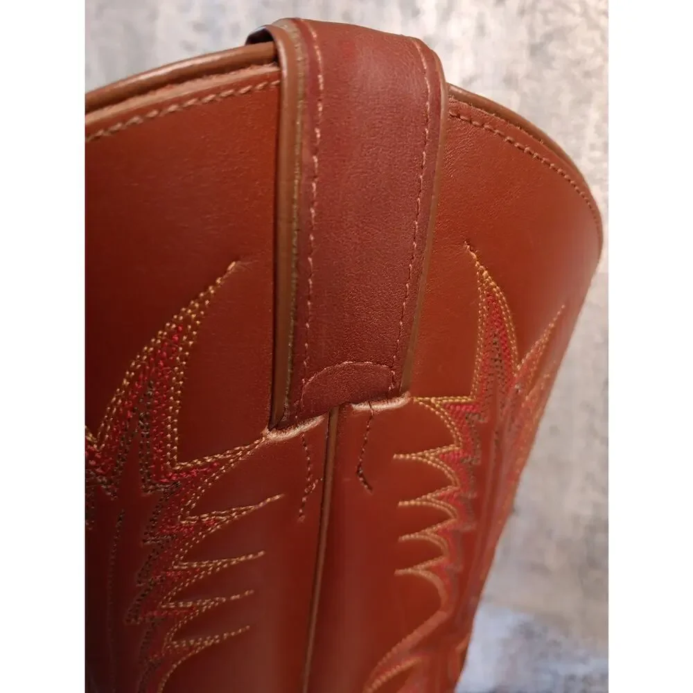 Vintage Tony Lama Boots Size 10 Made In Mexico Leather